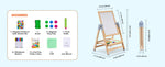 Amocart Standing Magnetic Drawing Board WordPad Art Easel with Painting Accessories Children Educational Toys for Kids Boy Girl