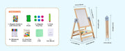 Bild in Galerie-Viewer laden, Amocart Standing Magnetic Drawing Board WordPad Art Easel with Painting Accessories Children Educational Toys for Kids Boy Girl
