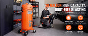 Charger l'image dans la visionneuse de galerie, Amocart 28 Gallon Vacuum Sand Blaster Dustless with Built-in 1200W Vacuum System for Dust Control Abrasive Recycle 60-110 PSI
