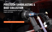 Charger l'image dans la visionneuse de galerie, Amocart 28 Gallon Vacuum Sand Blaster Dustless with Built-in 1200W Vacuum System for Dust Control Abrasive Recycle 60-110 PSI
