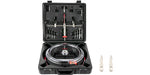 Amocart Adjustable Steel Hole Saw Cutter Kit 40-200mm w/ Shield Hole Cutter Drill Bit DIY Tool Sheetrock Veneer Slate