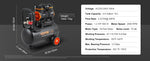Amocart Silent Air Compressor 900W 1450W 1800W Quiet Oil-free Portable Air Pump for Repair Tire Inflation Whisper Compressor