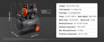 Amocart Silent Air Compressor 900W 1450W 1800W Quiet Oil-free Portable Air Pump for Repair Tire Inflation Whisper Compressor