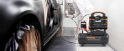 Load image into Gallery viewer, Amocart Silent Air Compressor 900W 1450W 1800W Quiet Oil-free Portable Air Pump for Repair Tire Inflation Whisper Compressor
