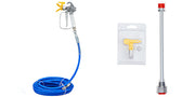 Load image into Gallery viewer, Amocart Airless Paint Spray Hose Kit 50ft 3600 psi High Pressure Fiber Tube 8 inch Rod Pole Including 517 Tip and Tip Guard
