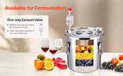 Bild in Galerie-Viewer laden, Amocart Alcohol Still 3 5 8Gal Stainless Steel Water Alcohol Distiller with Copper Coil Home Brewing Refining Fermentation Kit
