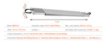 Amocart Telescoping Aluminum Work Plank 6-9 Feet 500lbs Capacity 12.5inch Width Aluminum Scaffold Plank Extension Staging Plank