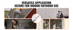 Amocart Telescoping Aluminum Work Plank 6-9 Feet 500lbs Capacity 12.5inch Width Aluminum Scaffold Plank Extension Staging Plank