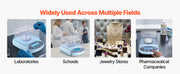 Bild in Galerie-Viewer laden, Amocart Analytical Balance High Precision Electronic Digital Analytical Balance with Glass Draft Shield for Laboratory Jewelry

