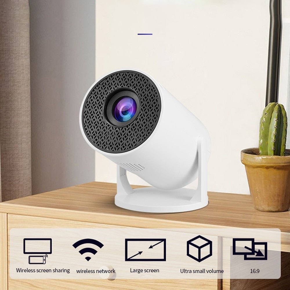 Android Mini Projector Smart HD 5G4K WiFi Wireless Bluetooth Office Home Theater - AMOCART3d07536a15575f1f857d6aab557971dc