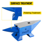 SucceBuy Single Round Horn Anvil Cast Steel Block Blacksmith Bench Tool 10-60KG Jewelery Making Manual Equipment for Metalsmiths
