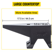Bild in Galerie-Viewer laden, Amocart 10-60Kg Steel Single Round Horn Anvil Steel Block Blacksmith Bench Tool Jewelry Making Manual Equipment for Metalsmiths
