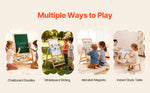 Amocart Standing Magnetic Drawing Board WordPad Art Easel with Painting Accessories Children Educational Toys for Kids Boy Girl