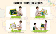 Load image into Gallery viewer, Amocart Children Magnetic Drawing Board 3-in-1 Double-Sided Wooden Kids Art Easel with Painting Accessories for Boys Girls Toys
