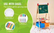 Bild in Galerie-Viewer laden, Amocart 32PCS Kids Drawing Board Painting Accessories with Chalks Dry-Erase Markers &amp; Paper Kit for Desktop/Standing Art Easel
