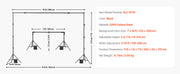 Load image into Gallery viewer, Amocart Backdrop Stand Adjustable Photo Backdrop Kit Heavy Duty Projector Screen Stand for Wedding Photo Video Studio Party
