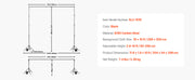 Load image into Gallery viewer, Amocart Backdrop Stand Adjustable Photo Backdrop Kit Heavy Duty Projector Screen Stand for Wedding Photo Video Studio Party
