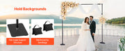 Load image into Gallery viewer, Amocart Backdrop Stand Adjustable Photo Backdrop Kit Heavy Duty Projector Screen Stand for Wedding Photo Video Studio Party
