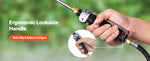 SucceBuy Battery Powered Backpack Sprayer Adjustable Pressure 4 Gallon Tank with 8/6Nozzles 2Wands for Weeding Spraying Cleaning