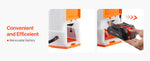SucceBuy Battery Powered Backpack Sprayer 3.2Gal Powerful Electric 2Retractable Wands&5Nozzles Adjustable 0-90PSI 2 Hour Runtime