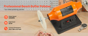 Load image into Gallery viewer, Amocart 1/2HP Bench Buffer Polisher 6-inch 3450RPM Single Speed  with 2PCS Cloth Wheels Cast Iron Base for Metal Wood Polishing
