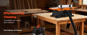 Bild in Galerie-Viewer laden, Amocart 6in 2HP 12000 RPM Benchtop Jointer 6 x 23 in Cast Aluminum Table Up to 1/8in Depth Adjustable Fence for Woodworking DIY
