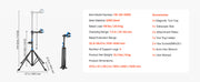 Load image into Gallery viewer, Amocart Bike Repair Stand 66/85/88/110lb Heavy-duty Bicycle Work Stand Foldable Bicycle Maintenance Rack for Mountain&amp;Road Bike
