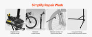 Load image into Gallery viewer, Amocart Bike Repair Stand 66/85/88/110lb Heavy-duty Bicycle Work Stand Foldable Bicycle Maintenance Rack for Mountain&amp;Road Bike
