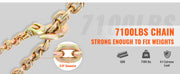 Charger l'image dans la visionneuse de galerie, Amocart 1/2pcs Binder Chain Trailer Tow Zinc Plated Truck with Safety Grab Hooks for Logging Binder Tie Down Transport Flatbed
