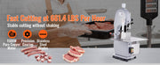 Charger l'image dans la visionneuse de galerie, Amocart Commercial Electric Meat Bone Saw Machine 1500W Stainless Steel Blade Bone Bandsaw Machine Workbench Countertop Bone
