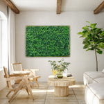 Amocart Artificial Boxwood Panel UV 24pcs 20x20/24x16 in Boxwood Hedge Wall Panels Artificial Grass Backdrop Wall Green Grass