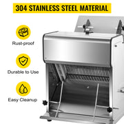 Charger l'image dans la visionneuse de galerie, Amocart Commercial Bread Slicer Stainless Steel 12mm Blades Electric Bread Cutting Machine Kitchen Appliance Toast Processor
