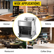 Charger l'image dans la visionneuse de galerie, Amocart Commercial Bread Slicer Stainless Steel 12mm Blades Electric Bread Cutting Machine Kitchen Appliance Toast Processor
