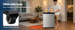 SucceBuy Beer Kegerator Triple/Dual Tap Home Draft Beer Dispenser for Ball Lock Full Size Keg Refrigerator w/ 5lbs CO2 Tank 162L