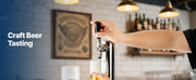 Bild in Galerie-Viewer laden, Amocart Beer Kegerator Single Tap Commercial Draft Beer Dispenser for D system W/ Shelves Hold 1 Sixth Keg 2.5lbs CO2 Tank 92L
