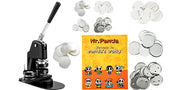 Charger l'image dans la visionneuse de galerie, Amocart 25+58MM/32+58MM Badge Maker Machine DIY Button Pin with 500Pcs Free Parts Press Kit Circle Manufacture Button Tool
