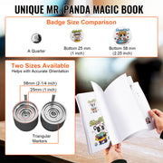 Charger l'image dans la visionneuse de galerie, Amocart 25+58MM/32+58MM Badge Maker Machine DIY Button Pin with 500Pcs Free Parts Press Kit Circle Manufacture Button Tool
