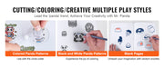 Bild in Galerie-Viewer laden, Amocart 3-IN-1 Button Maker Button Maker Machine with Panda Magic Book  Ergonomic Arc Handle Punch Press Kit
