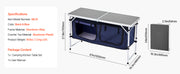 Bild in Galerie-Viewer laden, Amocart Camping Kitchen Table Folding Outdoor Cooking Table Aluminum Lightweight Portable Cook Station Foldable Camp Table
