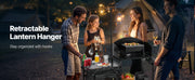 Bild in Galerie-Viewer laden, Amocart Camping Kitchen Table Folding Camp Cook Station Aluminum Portable Cook Station with Cupboard, Carrying Bag Windscreen
