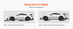 SucceBuy Car Ramps Portable Low Profile Car Service Ramps for Garage Maintenance& Oil Changes Heavy Duty for Low Chassis Vehicle