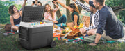 Charger l'image dans la visionneuse de galerie, Amocart 12 Volt Car Refrigerator 60L/78L Car Fridge Portable Electric Cooler with Wheels and Handle for Outdoor Camping Travel
