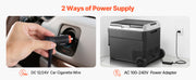 Charger l'image dans la visionneuse de galerie, Amocart 12 Volt Car Refrigerator 60L/78L Car Fridge Portable Electric Cooler with Wheels and Handle for Outdoor Camping Travel
