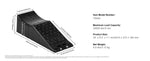 SucceBuy Car Ramp Low Profile Car Service Ramp 20000 lbs/10 Ton Loading Capacity 5.5" Lift Height Car Ramp Heavy Duty Tire Ramp