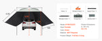 SucceBuy Vehicle Awning  Retractable Car Side Awning Car Awning with Waterproof Storage Bag  Suitable for Truck SUV Van Campers