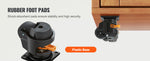 Amocart 4 Pcs Leveling Casters Heavy Duty Swivel Caster Wheels with Handle Design Height Adjustable Feet for Workbench Machine