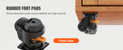 Bild in Galerie-Viewer laden, Amocart 4 Pcs Leveling Casters Heavy Duty Swivel Caster Wheels with Handle Design Height Adjustable Feet for Workbench Machine
