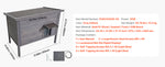 Amocart Heated Cat House Insulated Wooden House for Outdoor Cats with Heating Pad Openable Asphalt Roof for 1-3 Cats in Winter
