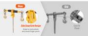 Bild in Galerie-Viewer laden, Amocart Heavy Ratchet Chain Binder Tie Down Hauling Load Strap with Detachable Hook Antiskid Handle for Flatbed Truck Trailer
