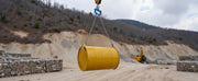 Charger l'image dans la visionneuse de galerie, Amocart 2200LBS Drum Lifting Chain Sling G80 Chain Barrel Lifter with Security Hook Drums Handling Equipment for Crane Forklift
